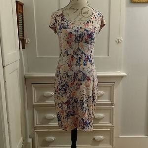 Decree stretch print dress Sz L